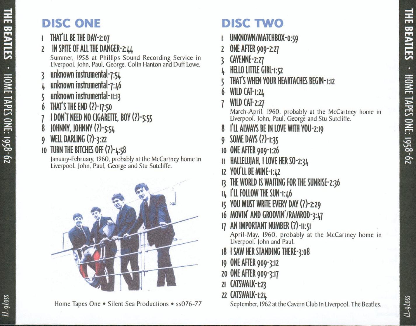 Complete Home Recordings 1958-62-back